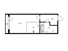 Продается Студия ЖК Онега, дом 5, 24.2  м², 4050000 рублей