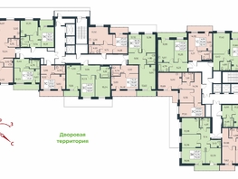 Продается 3-комнатная квартира ЖК Рубин, 60.84  м², 9690000 рублей