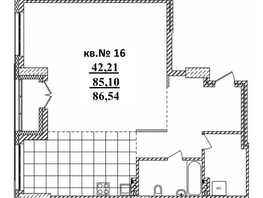 Продается 3-комнатная квартира ЖК  Римский квартал, 2 очередь, 86.54  м², 15559166 рублей