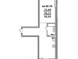 Продается 2-комнатная квартира ЖК  Римский квартал, 2 очередь, 55.55  м², 10034805 рублей