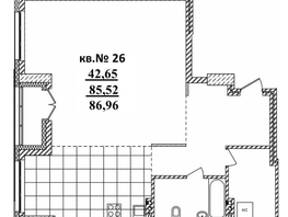 Продается 3-комнатная квартира ЖК  Римский квартал, 2 очередь, 86.96  м², 16471840 рублей