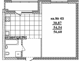 Продается Студия ЖК  Римский квартал, 2 очередь, 56.6  м², 10947290 рублей