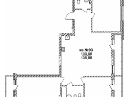 Продается 4-комнатная квартира ЖК  Римский квартал, 2 очередь, 105.55  м², 18133920 рублей