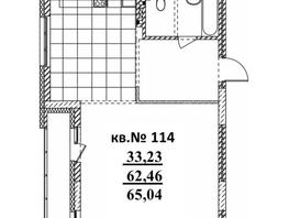 Продается 2-комнатная квартира ЖК  Римский квартал, 2 очередь, 65.04  м², 11730000 рублей