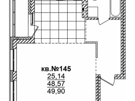 Продается Студия ЖК  Римский квартал, 2 очередь, 49.9  м², 11735162 рублей