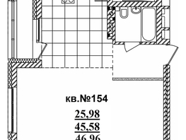 Продается Студия ЖК  Римский квартал, 2 очередь, 46.96  м², 8987948 рублей