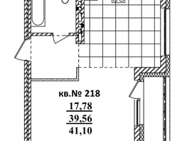 Продается Студия ЖК  Римский квартал, 2 очередь, 41.1  м², 8765726 рублей