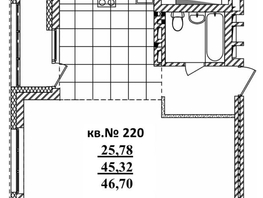 Продается 2-комнатная квартира ЖК  Римский квартал, 2 очередь, 56.78  м², 11055640 рублей