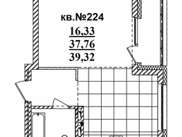 Продается Студия ЖК  Римский квартал, 2 очередь, 39.71  м², 8666931 рублей