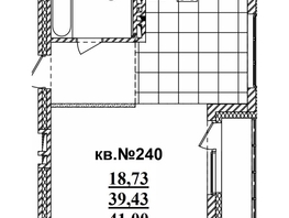 Продается Студия ЖК  Римский квартал, 2 очередь, 39.71  м², 9280157 рублей