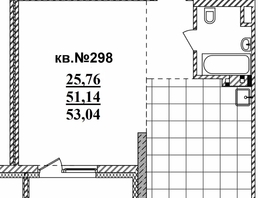 Продается Студия ЖК  Римский квартал, 2 очередь, 53.04  м², 9376200 рублей