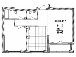 Продается 3-комнатная квартира ЖК  Римский квартал, 2 очередь, 80.02  м², 14233500 рублей