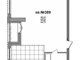 Продается 2-комнатная квартира ЖК  Римский квартал, 2 очередь, 66.79  м², 11569250 рублей