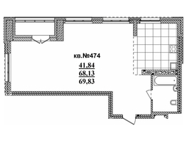 Продается 3-комнатная квартира ЖК  Римский квартал, 2 очередь, 69.83  м², 15658460 рублей