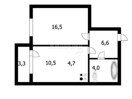 Продается 2-комнатная квартира ЖК Red Fox (Ред Фокс) , дом 6/2, 43.3  м², 4950000 рублей