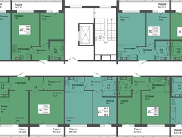 Продается 2-комнатная квартира ЖК Родина, дом 4, 53  м², 6801000 рублей