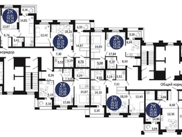 Продается 1-комнатная квартира ЖК Первый на Рябиновой, 38.68  м², 5384700 рублей