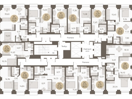 Продается 3-комнатная квартира ЖК Urban-peaks (Городские вершины), 53.7  м², 7052900 рублей