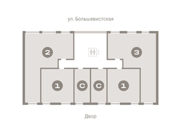 Продается 2-комнатная квартира ЖК Европейский берег, дом 44, 82.2 м², 12740000 рублей