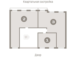 Продается 2-комнатная квартира ЖК Европейский берег, дом 49, 91.06  м², 16790000 рублей