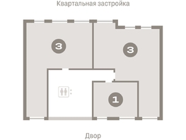 Продается 3-комнатная квартира ЖК Европейский берег, дом 49, 91.06  м², 14350000 рублей