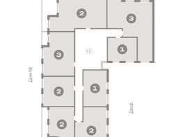 Продается 2-комнатная квартира ЖК Европейский берег, дом 49, 86.54  м², 14380000 рублей