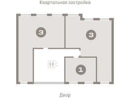 Продается 3-комнатная квартира ЖК Европейский берег, дом 49, 86.6  м², 14110000 рублей