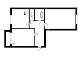 Продается 2-комнатная квартира Республиканская ул, 56.6  м², 4000000 рублей