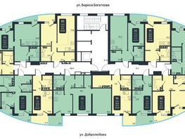 Продается 3-комнатная квартира ЖК Никольский парк, дом 5, 56.41  м², 9400000 рублей