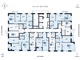 Продается 3-комнатная квартира ЖК Салют, дом 2, 68.59  м², 9780000 рублей