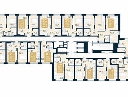 Продается 2-комнатная квартира ЖК Первый на Есенина, дом 3, 56.1  м², 8620700 рублей