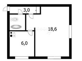 Продается 1-комнатная квартира Макаренко ул, 31  м², 3300000 рублей