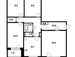 Продается Комната Троллейная ул, 9.5  м², 850000 рублей