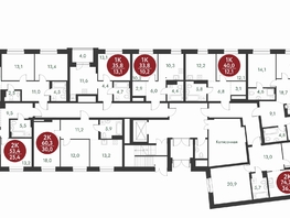 Продается 2-комнатная квартира ЖК Скандинавские кварталы, дом 1, 63.15  м², 8462000 рублей