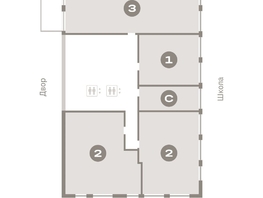 Продается 1-комнатная квартира ЖК Европейский берег, дом 45, 48.71 м², 8030000 рублей