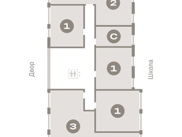 Продается 3-комнатная квартира ЖК Европейский берег, дом 45, 84.52  м², 12490000 рублей