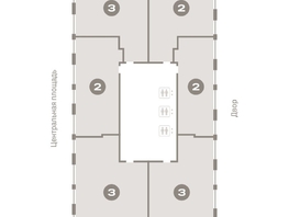 Продается 3-комнатная квартира ЖК Европейский берег, дом 45, 93.27  м², 12730000 рублей