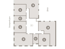 Продается 3-комнатная квартира ЖК Европейский берег, дом 45, 84.25 м², 12440000 рублей