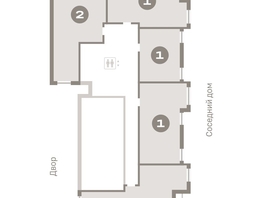 Продается 1-комнатная квартира ЖК Пшеница, 6.1, 60.55  м², 7420000 рублей