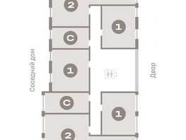 Продается 2-комнатная квартира ЖК Европейский берег, дом 45, 67.86  м², 10380000 рублей