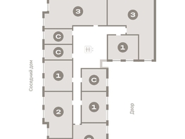 Продается 3-комнатная квартира ЖК Пшеница, 6.1, 83.55  м², 9970000 рублей