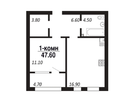 Продается Студия ЖК ПАРК-квартал «Королёв», дом 4, 47.6  м², 7616000 рублей