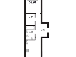 Продается Студия ЖК ПАРК-квартал «Королёв», дом 4, 52.2  м², 7986600 рублей