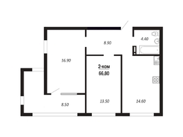 Продается 2-комнатная квартира ЖК ПАРК-квартал «Королёв», дом 3, 66.8  м², 10086800 рублей