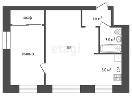Продается 2-комнатная квартира Ишимская ул, 40.5  м², 3300000 рублей