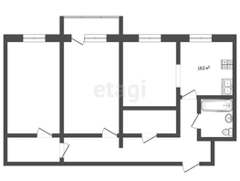 Продается 3-комнатная квартира Северная 5-я ул, 54.9 м², 4750000 рублей