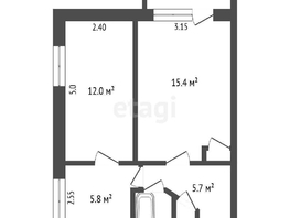 Продается 2-комнатная квартира Гусарова ул, 43 м², 3800000 рублей