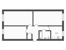 Продается 3-комнатная квартира Багратиона ул, 42  м², 3900000 рублей