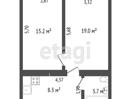 Продается 2-комнатная квартира Совхозная 2-я ул, 85 м², 6500000 рублей