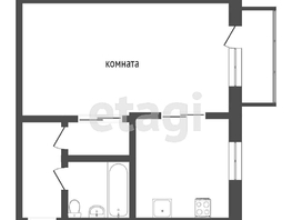 Продается 1-комнатная квартира Молодогвардейская ул, 31  м², 2830000 рублей
